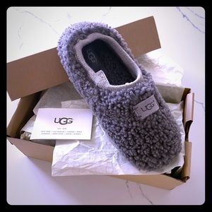 NWT UGG Birch Genuine Shearling Slippers